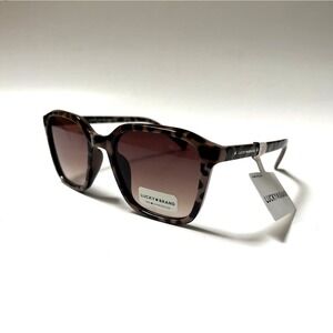 New LUCKY BRAND Cat Eye Classic Sunglasses Tortoise Shell Acetate Brown